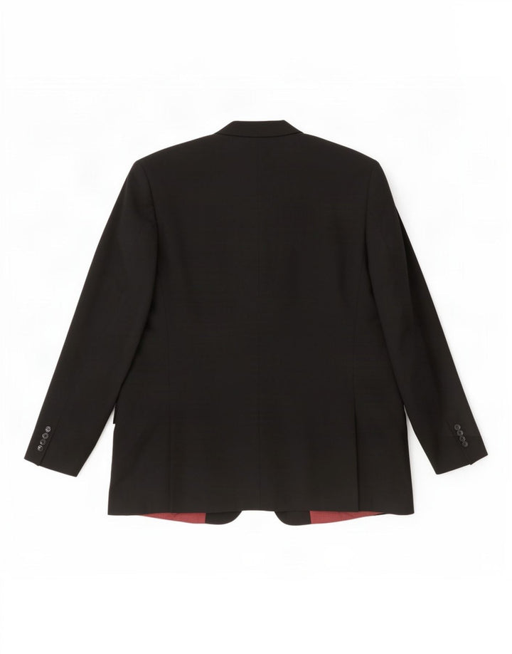 Skopes Chaqueta tipo blazer con 2 botones y corte regular para hombre EU 52 XL Lana negra