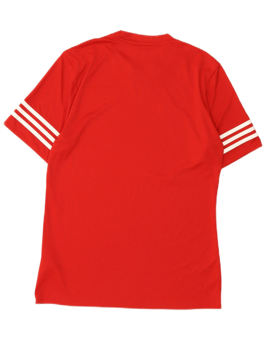 Adidas Hombre Climalite Camiseta Top Medio Rojo Poliéster