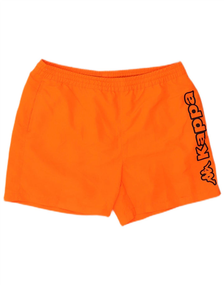 Kappa Hombre Graphic Bañador Shorts XL Naranja Poliéster