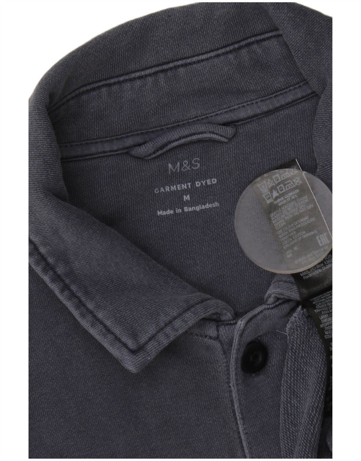Marks & Spencer Camisa para mujer Reino Unido 44 Algodón azul medio