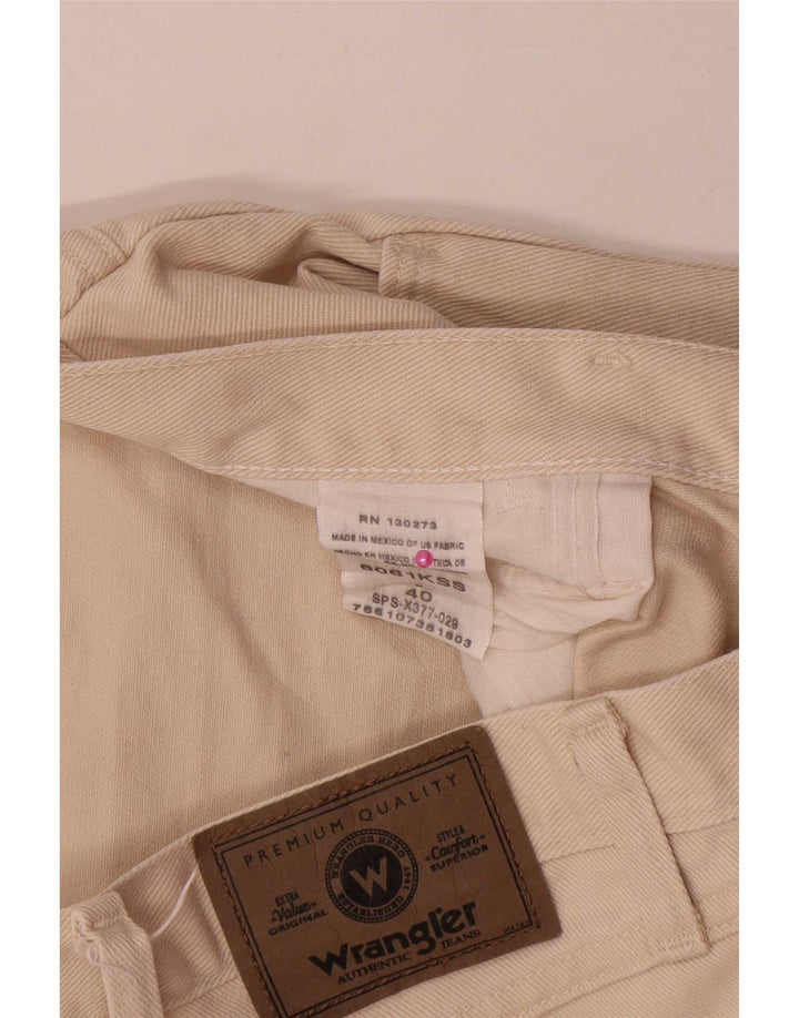 Wrangler Pantalones cortos vaqueros para hombre W40 XL Algodón beige