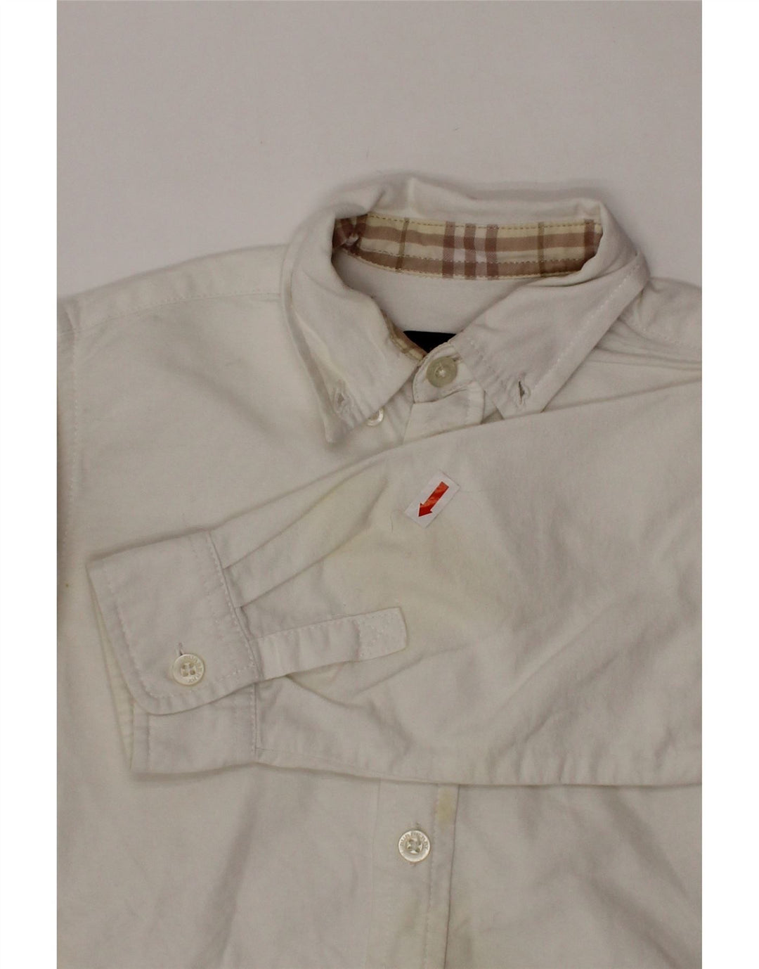 BURBERRY Camisa bebé niño 18-24 meses Algodón blanco
