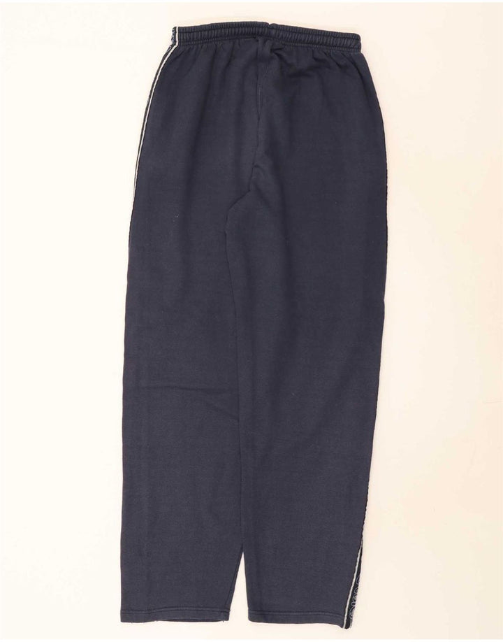 Asics Hombre Pantalones De Chándal Gráfico Mediano Azul Marino Rayas
