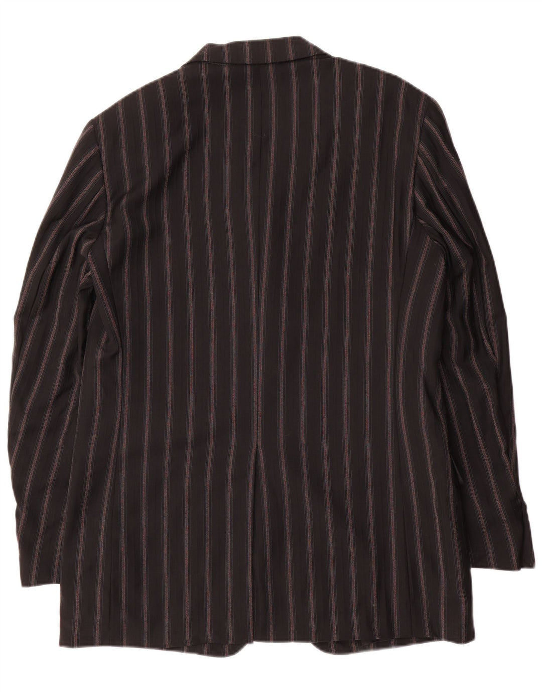 PAL ZILERI Traje de 2 piezas con 3 botones para hombre IT 50 Large W34 L33 Black Stripes