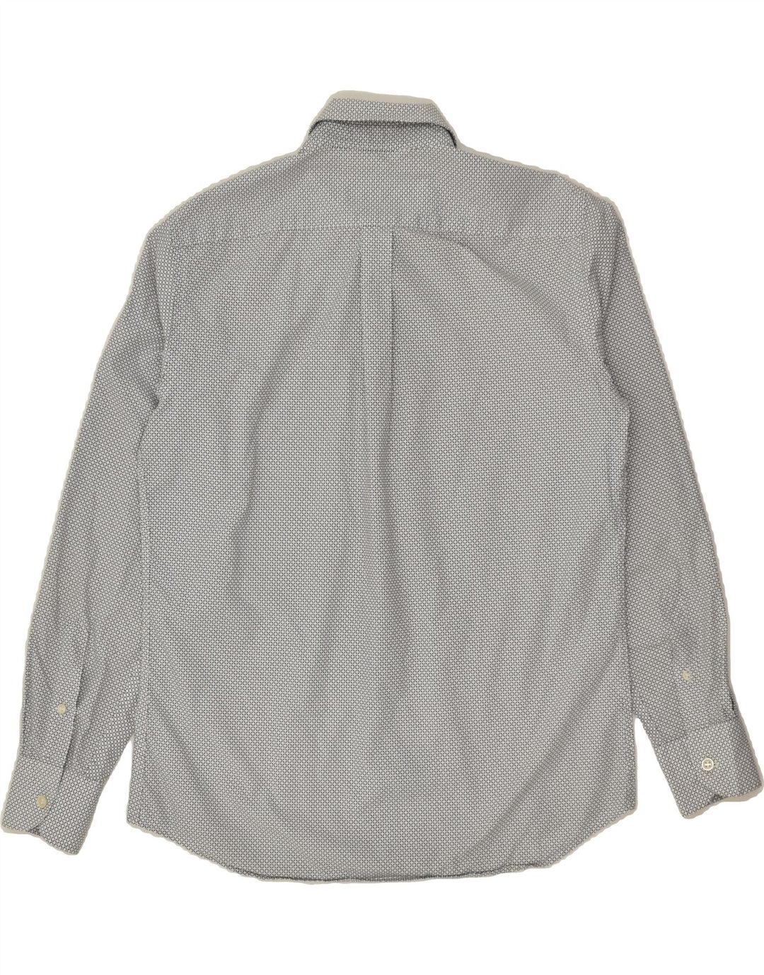 HARMONT & BLAINE Mens Abstract Pattern Shirt Small Grey Cotton Vintage Harmont & Blaine and Second-Hand Harmont & Blaine from Messina Hembry 