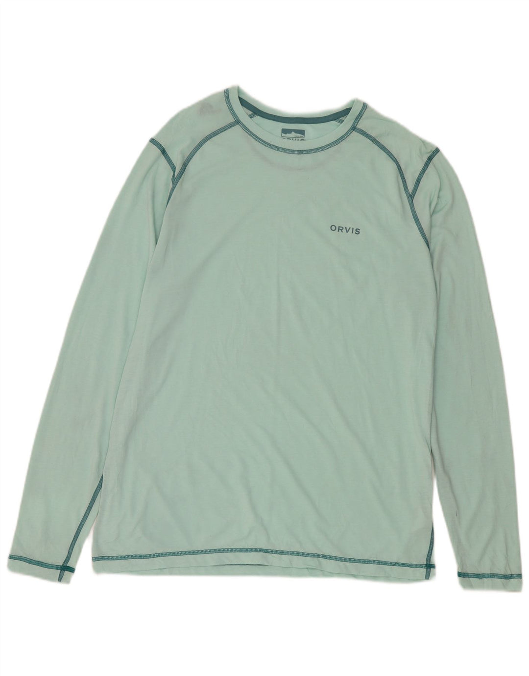 Orvis Hombre Top Manga Larga Poliéster Verde Medio