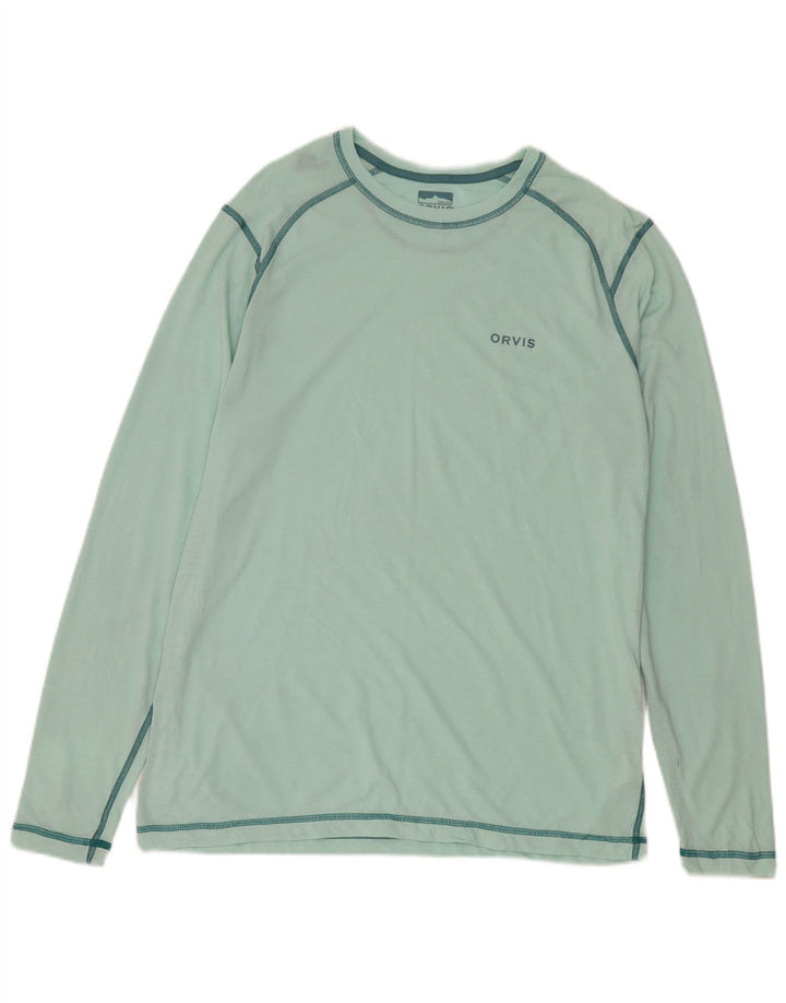 Orvis Hombre Top Manga Larga Poliéster Verde Medio