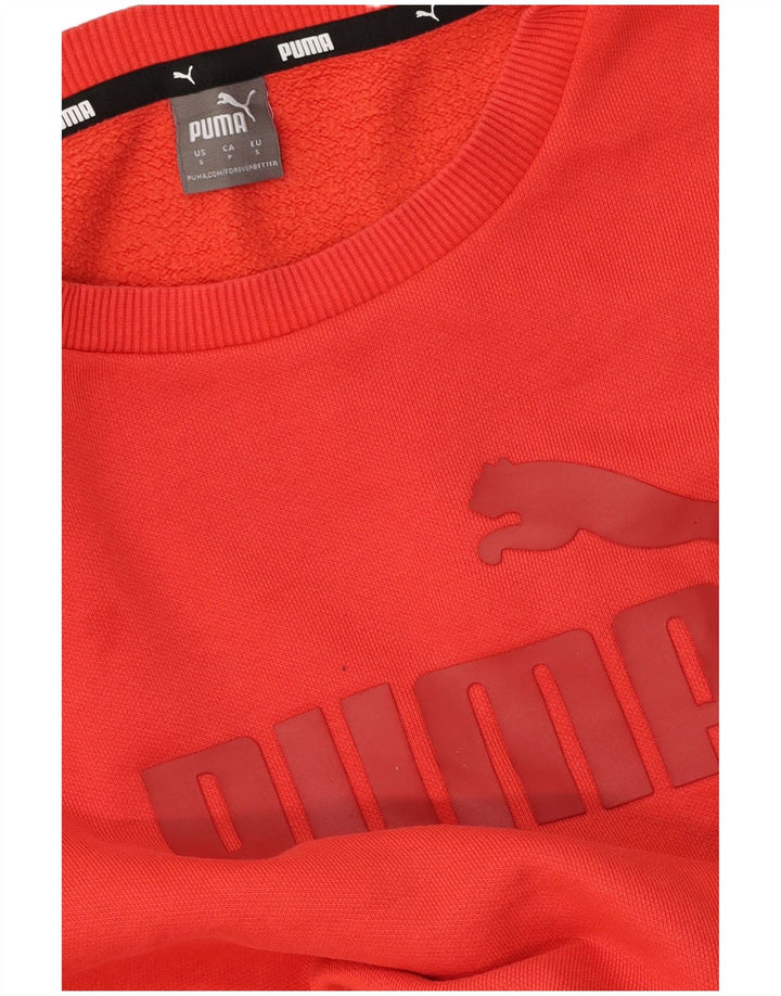 Puma Sudadera Gráfica para Hombre Jumper Small Rojo
