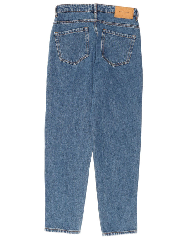 Zara Mujer Trafaluc Vaqueros Tapered EU 36 XS W26 L27 Azul