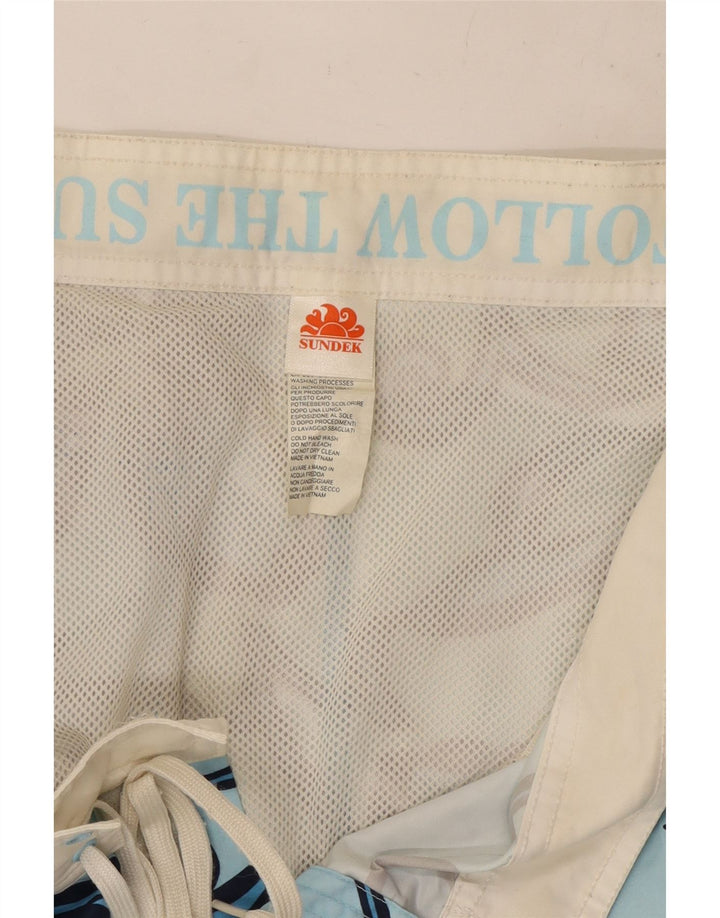 Sundek Bañador Hombre Azul Medio Floral Poliéster