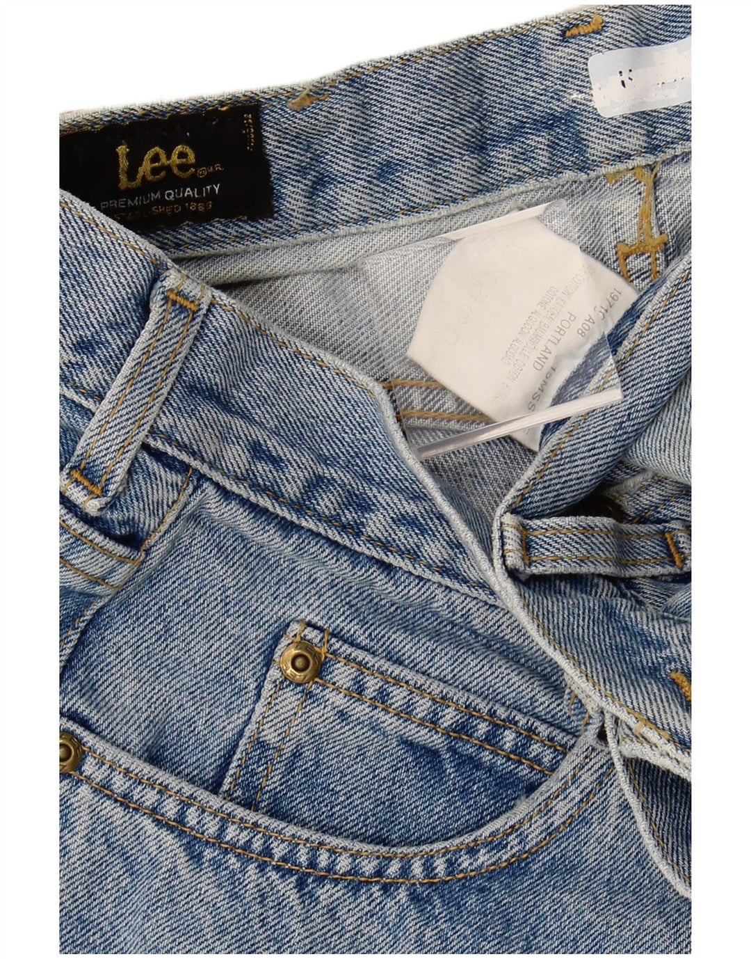 Vaqueros rectos para hombre LEE W36 L30 Algodón azul