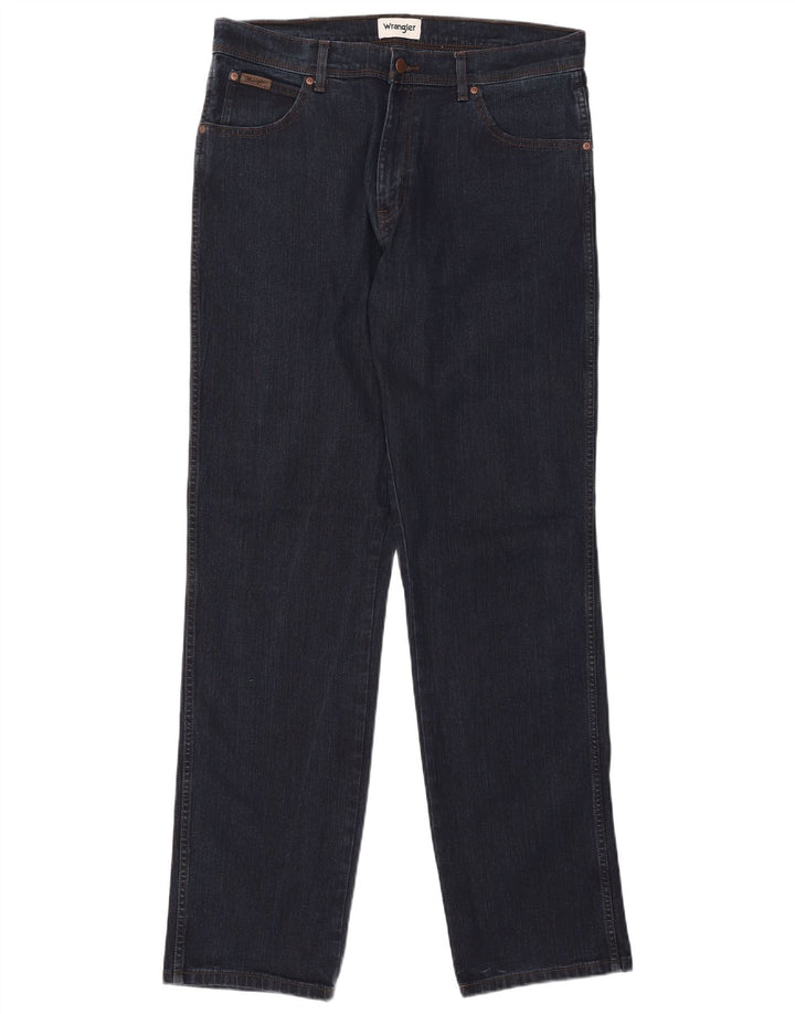Wrangler Vaqueros rectos Texas para hombre W36 L36 Algodón azul marino