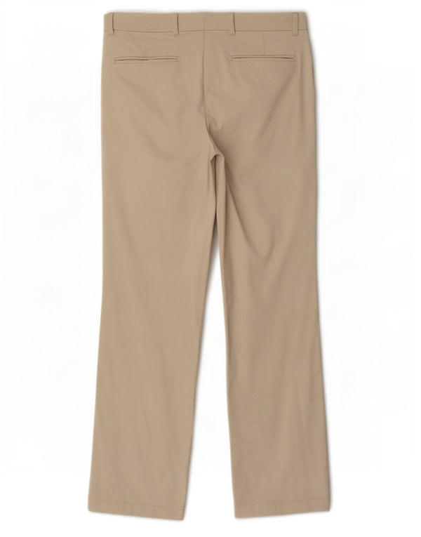 Zara Pantalón chino recto para hombre EU 42 Large W32 L30 Beige