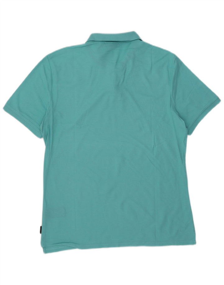 Polo Calvin Klein Hombre Algodón Azul Medio