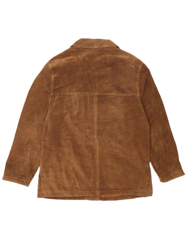Douglas Chaqueta de cuero para mujer UK 46 Large Beige