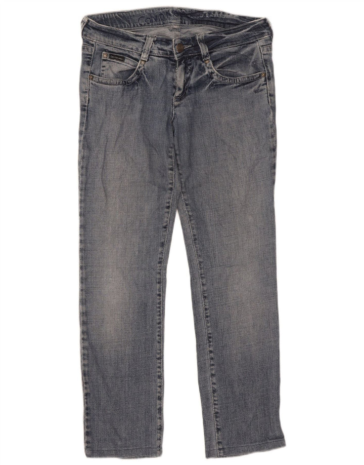 Vaqueros Rectos Calvin Klein Mujer W30 L28 Azul