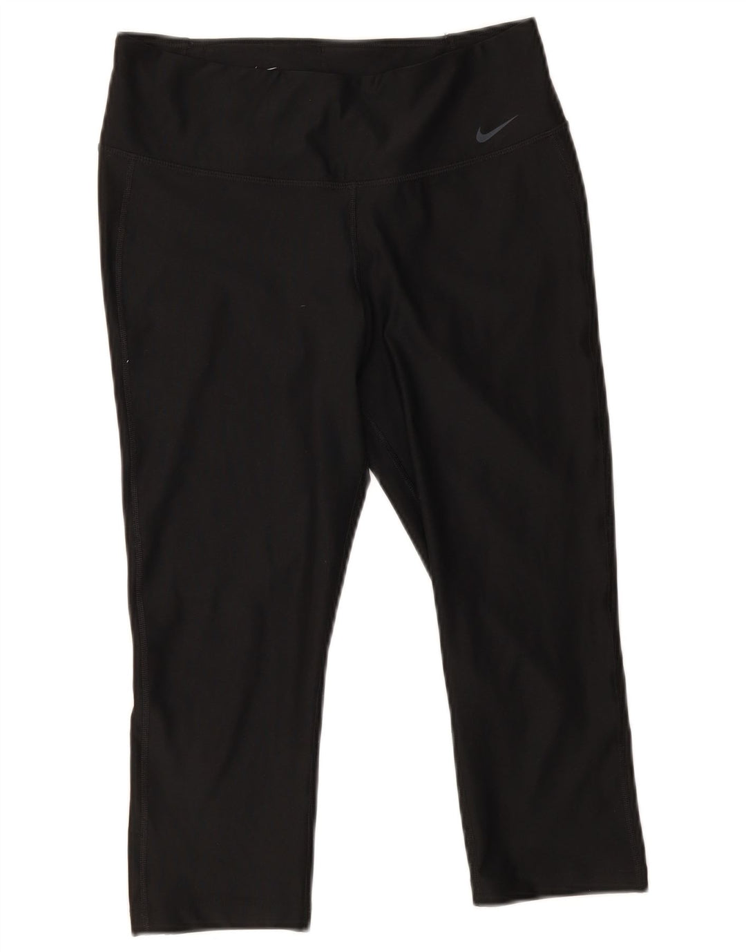 Nike - Leggings capri Dri Fit para mujer, talla 40, poliéster negro mediano
