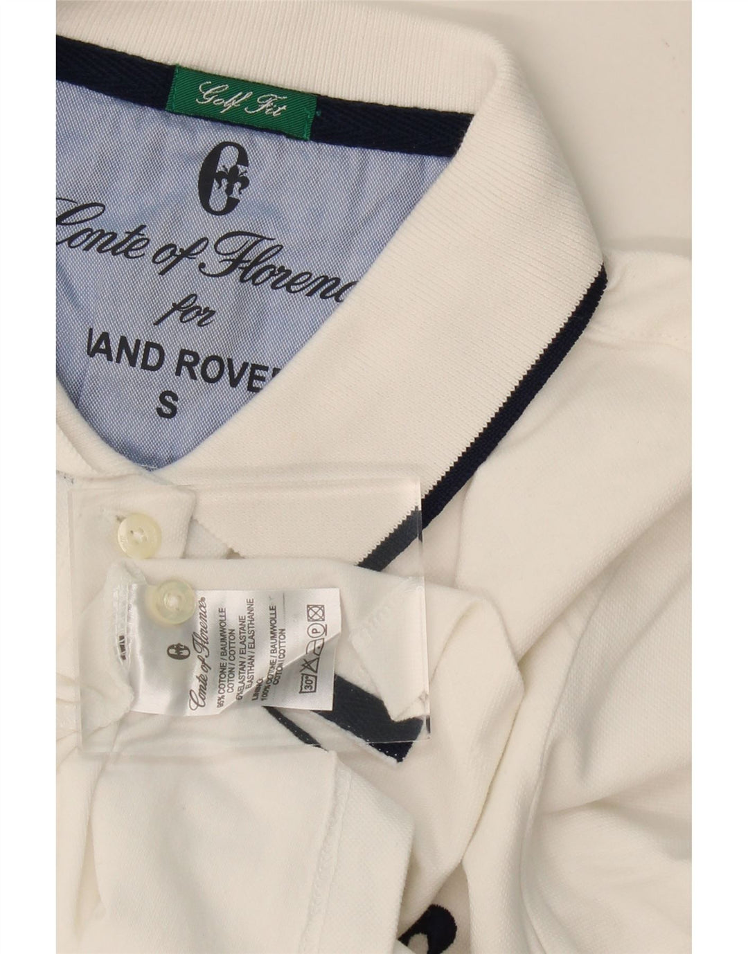 Womens Graphic Polo Shirt UK 10 Small