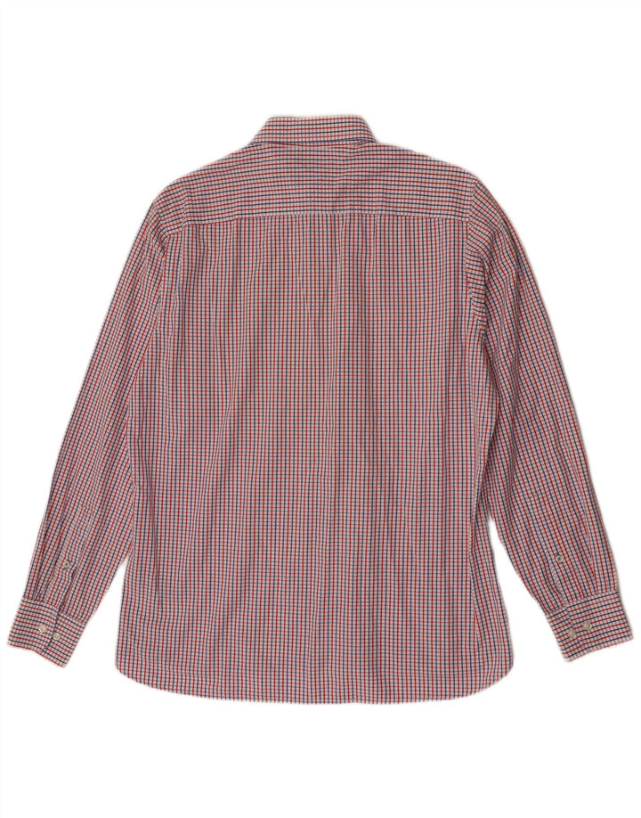 Camisa Tommy Hilfiger Custom Fit de algodón a cuadros multicolor mediana para hombre