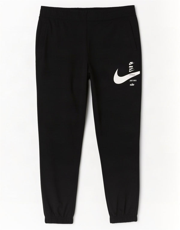 Nike Hombre Pantalones De Chándal Gráfico Joggers XL Algodón Negro