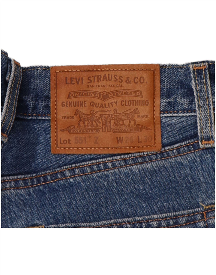 Vaqueros Levi's Mujer 551 Rectos W26 L30 Algodón Azul