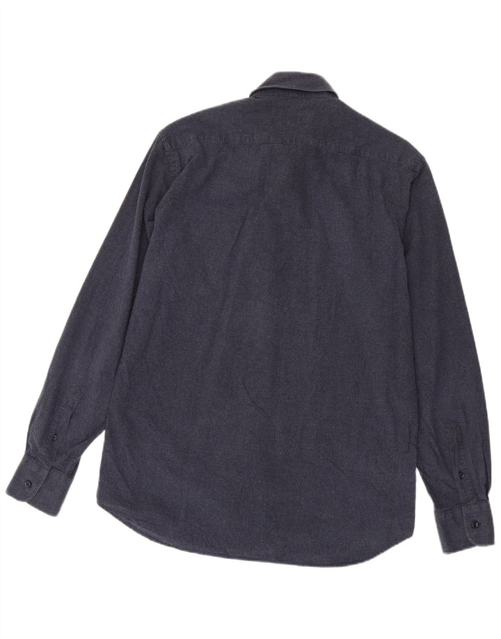 Paul & Shark Camisa para hombre Talla 39 Mediana Azul marino Algodón