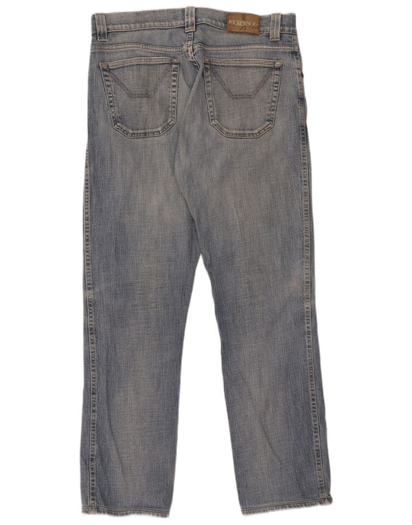 Vaqueros rectos para hombre Jeckerson W34 L31 Algodón azul