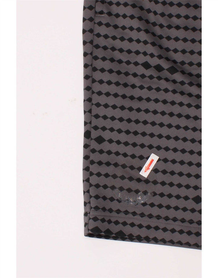 Adidas Pantalones cortos deportivos para niño 13-14 años Gris Geométrico Poliéster
