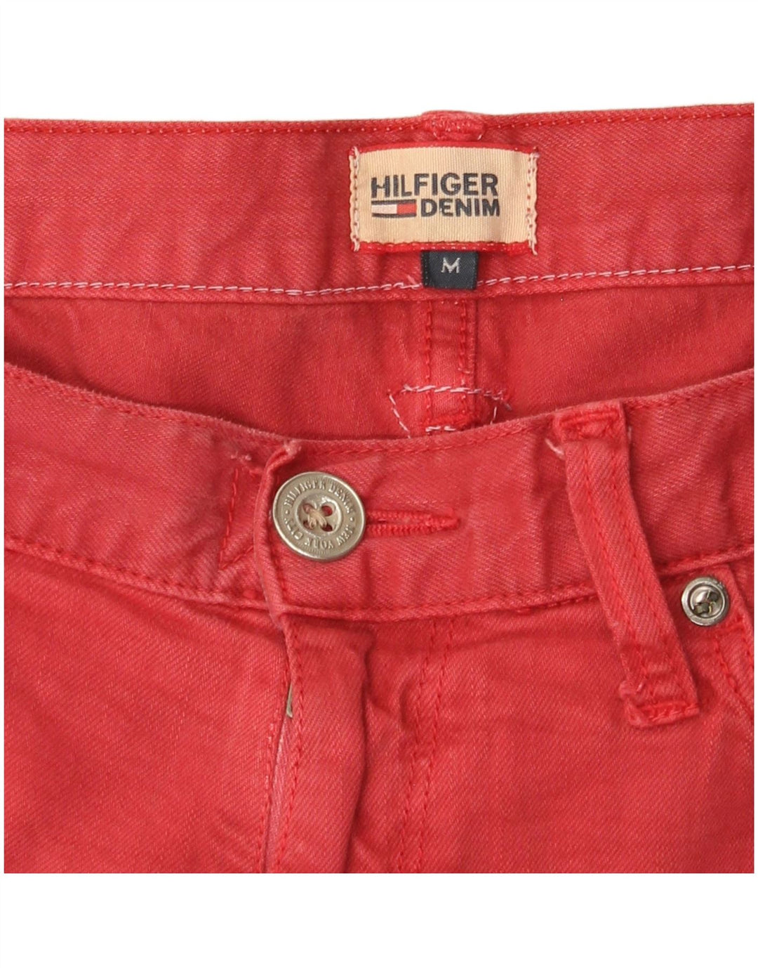 Tommy Hilfiger Vaqueros ajustados para hombre medianos W32 L34 Rojo