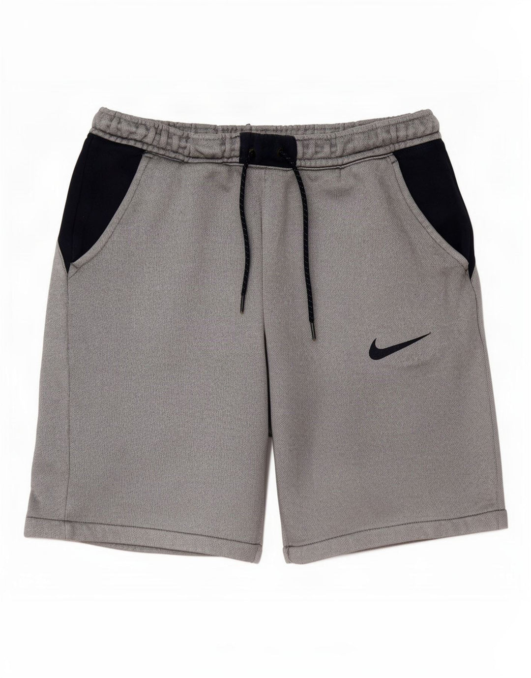 Nike - Pantalones cortos deportivos para hombre (talla grande), color gris, algodón