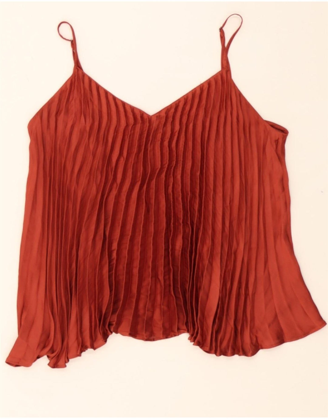 BANANA REPUBLIC Womens Cami Top UK 12 Medium Orange Polyester Vintage Banana Republic and Second-Hand Banana Republic from Messina Hembry 