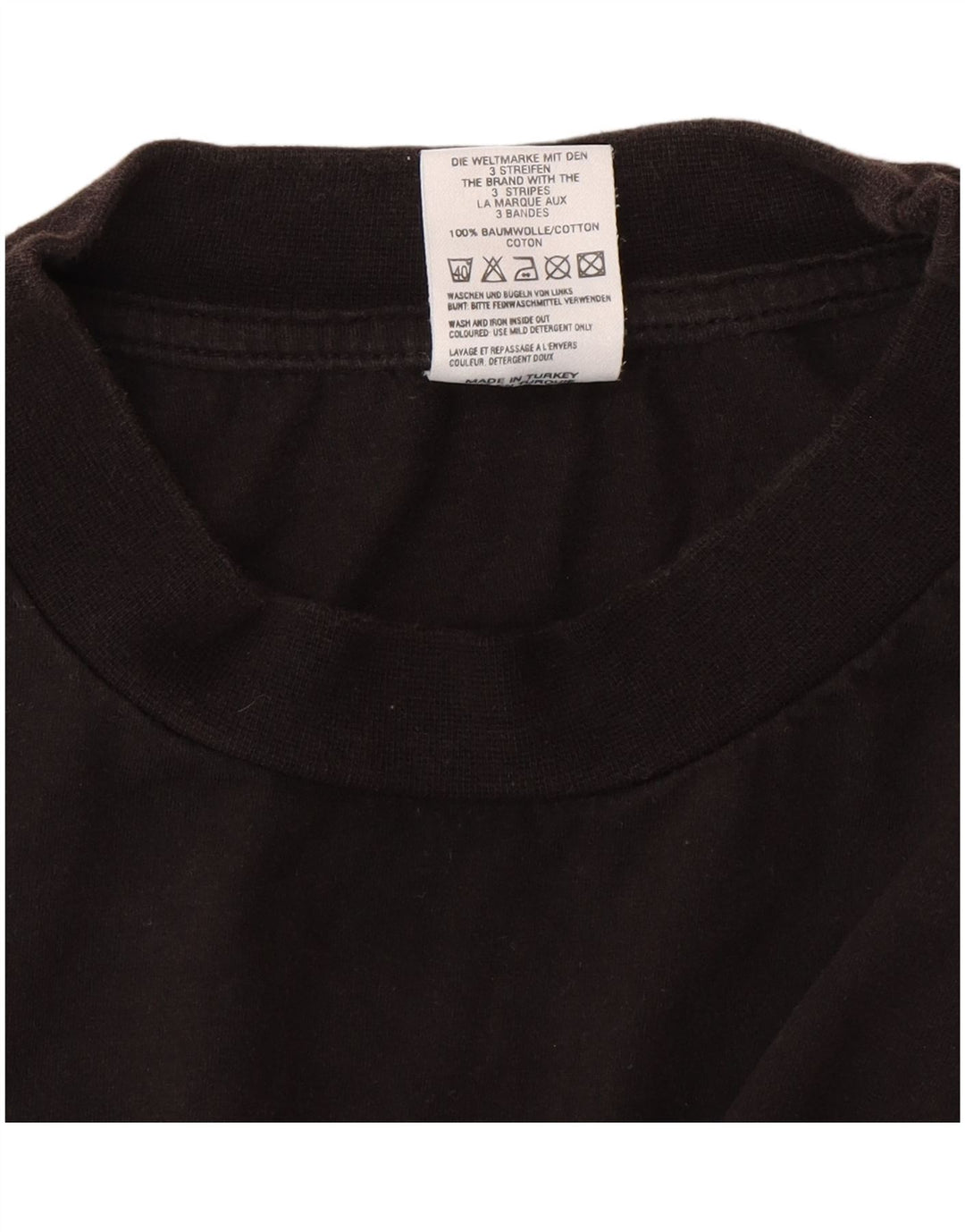 Adidas Camiseta Hombre Top XL Algodón Negro