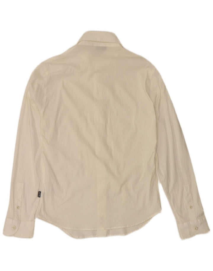 Moschino Hombre Camisa Grande Algodón Blanco