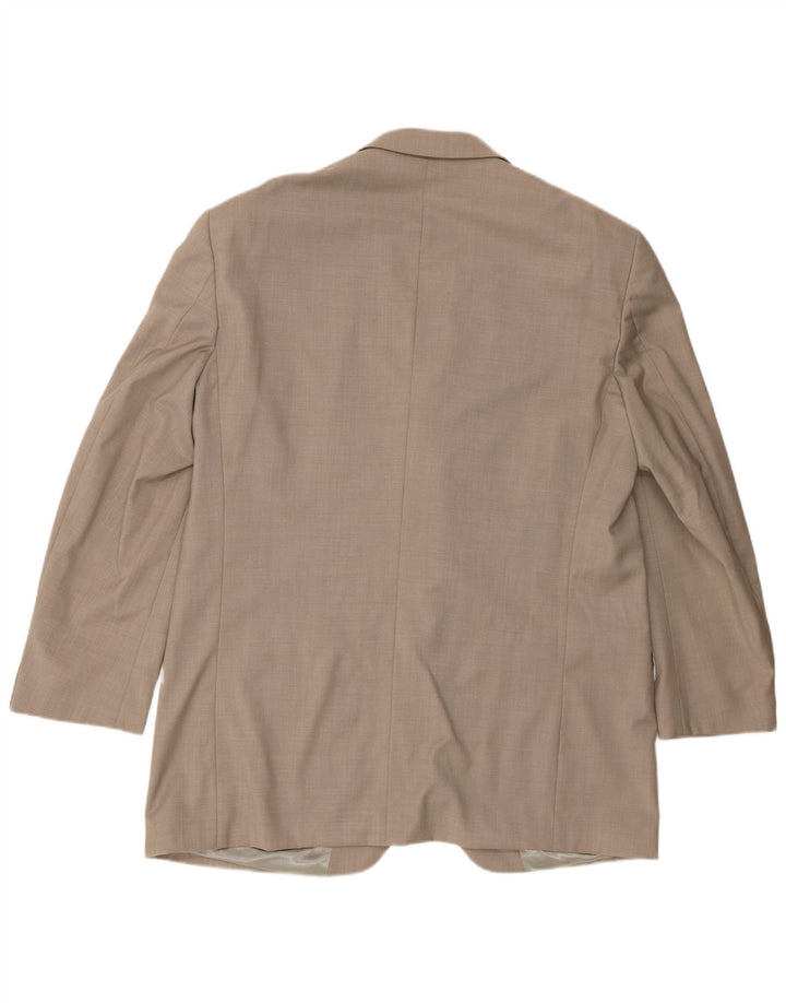 Kenzo Chaqueta Blazer de 3 Botones para Hombre IT 56 3XL Lana Beige