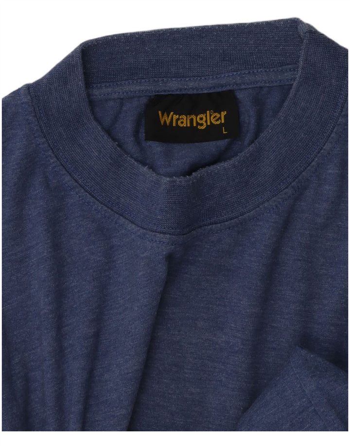Wrangler - Camiseta para hombre, talla grande, color azul