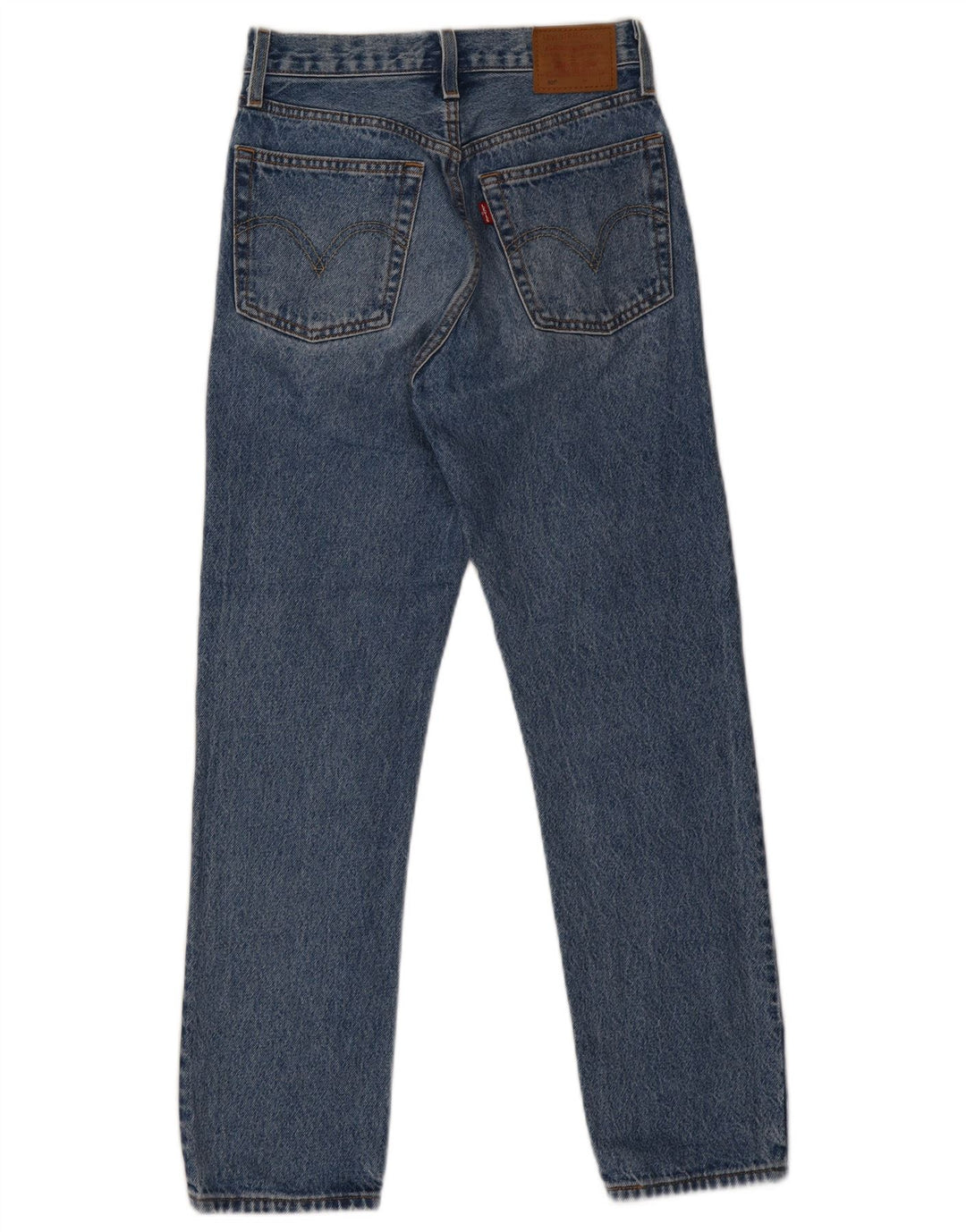 Vaqueros Levi's Mujer 501 Rectos W24 L28 Algodón Azul