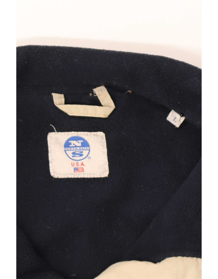 North Sails Chaqueta Bomber Acolchada para Hombre UK 40 Large Poliamida Caqui