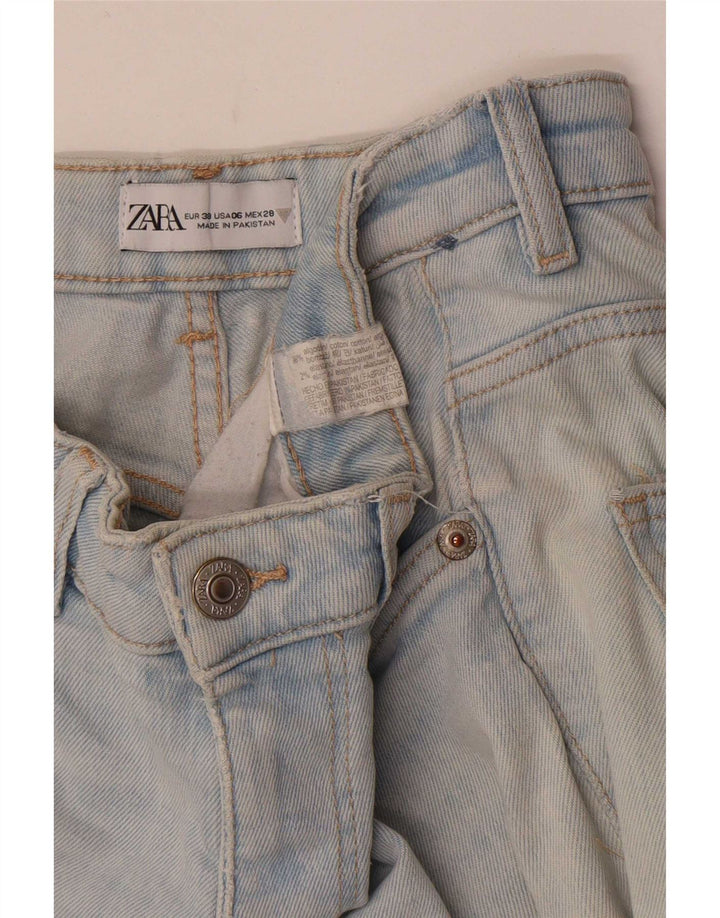 Zara Jeans Bootcut para Mujer EU 38 Small W28 L26 Algodón Azul