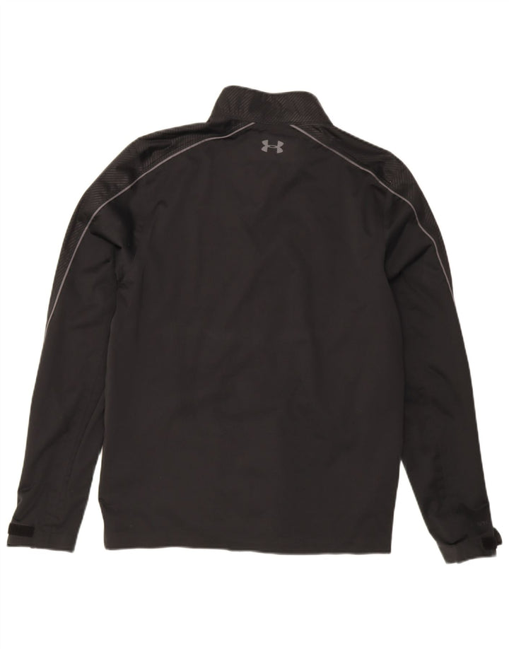 Under Armour Chándal para hombre Top Jacket Small Poliéster a rayas negras