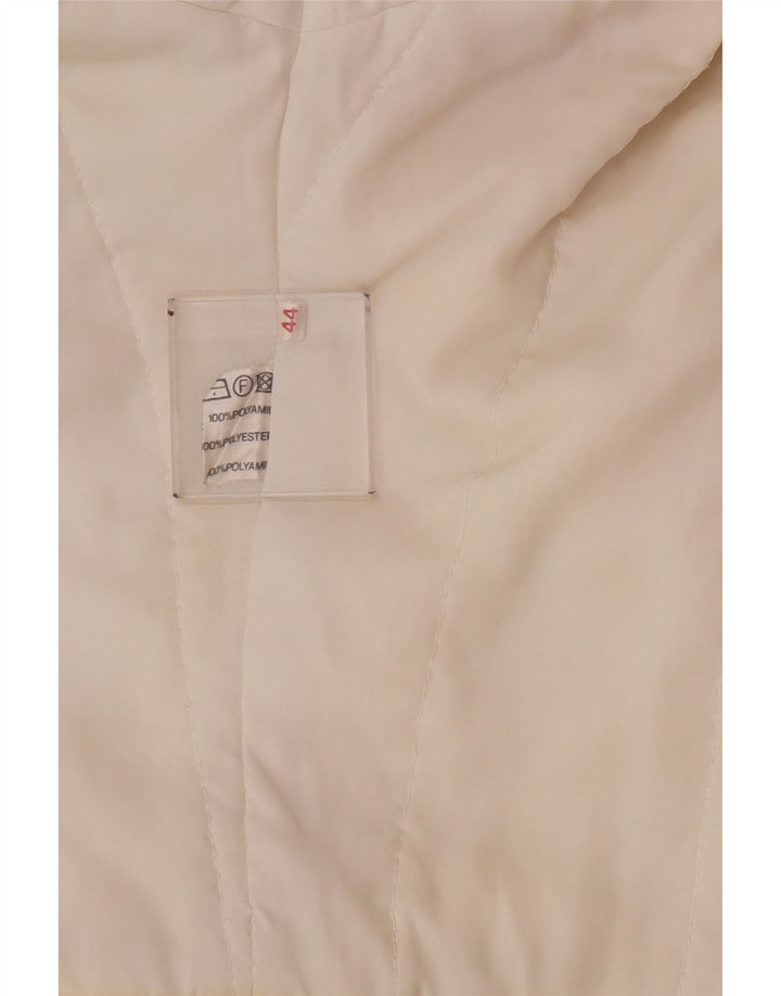 Chaqueta cortavientos vintage de gran tamaño para mujer EU 44 XL Poliamida amarilla