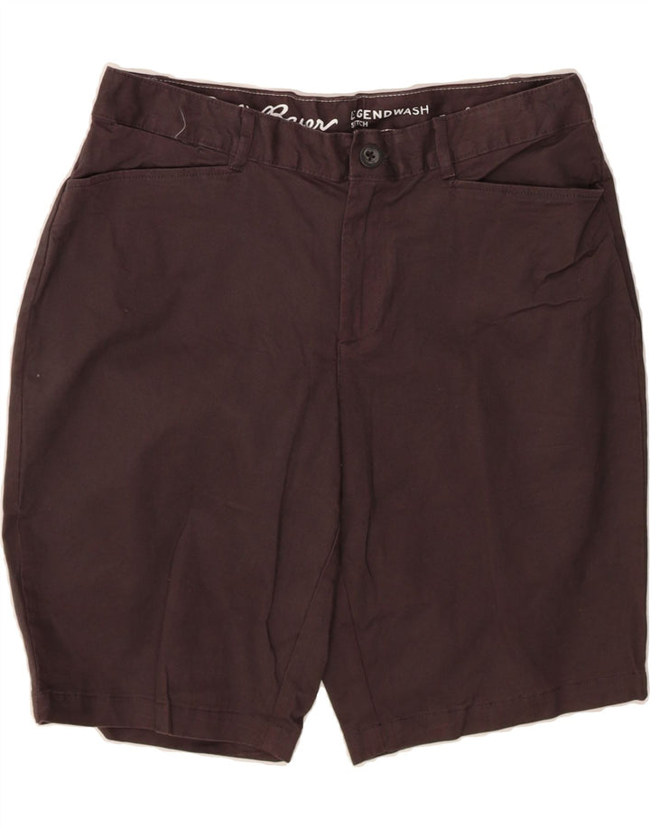 EDDIE BAUER Womens Curvy Casual Shorts US 12 Large W32  Brown Vintage Eddie Bauer and Second-Hand Eddie Bauer from Messina Hembry 