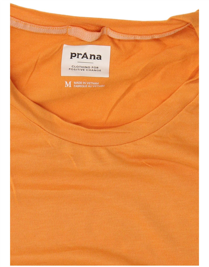 Prana Hombre Camiseta Top Medium Naranja Sintético