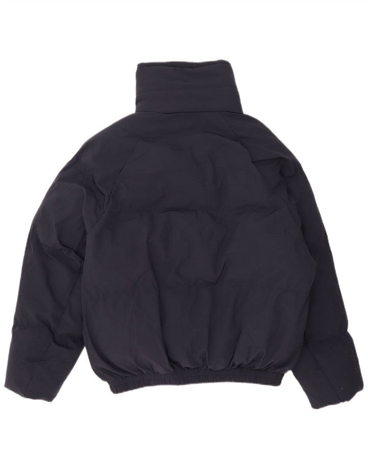 Zara Hombre Chaqueta Acolchada Holgada UK 38 Medium Azul Marino
