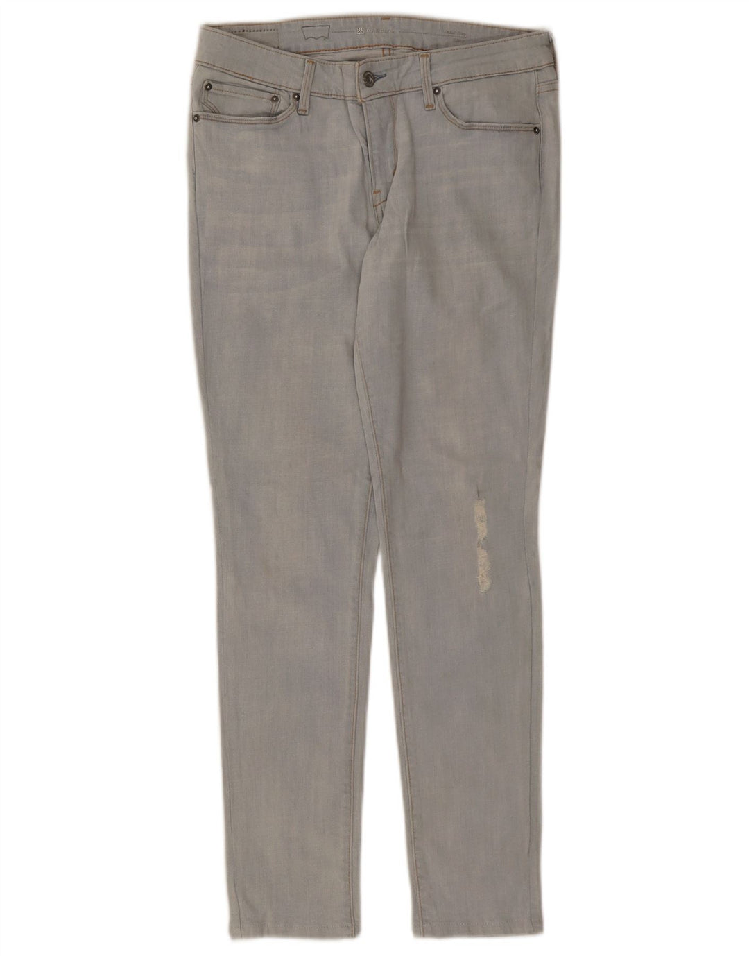 LEVI'S Jeans ajustados desgastados Demi Curve para mujer W29 L29 Azul