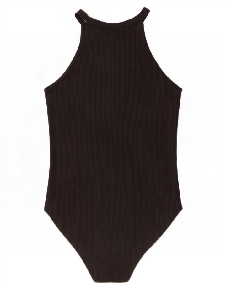 Zara Mujer Trafaluc Body Sin Mangas UK 42 Medium Negro
