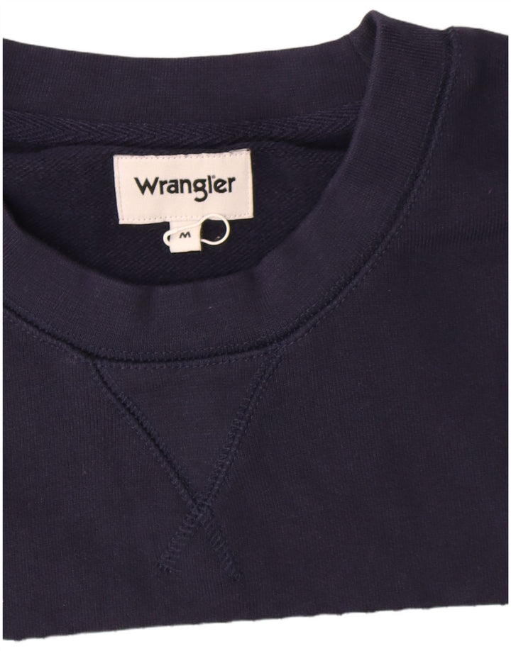 Wrangler Hombre Sudadera Gráfica Jumper Medium Azul Marino Algodón