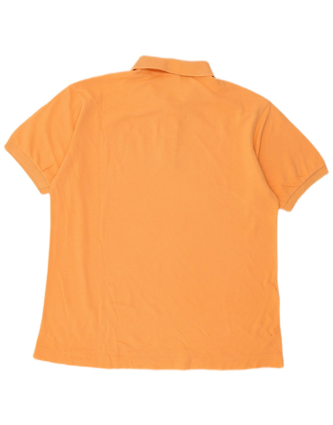 LACOSTE Polo para hombre talla 5 grande algodón naranja