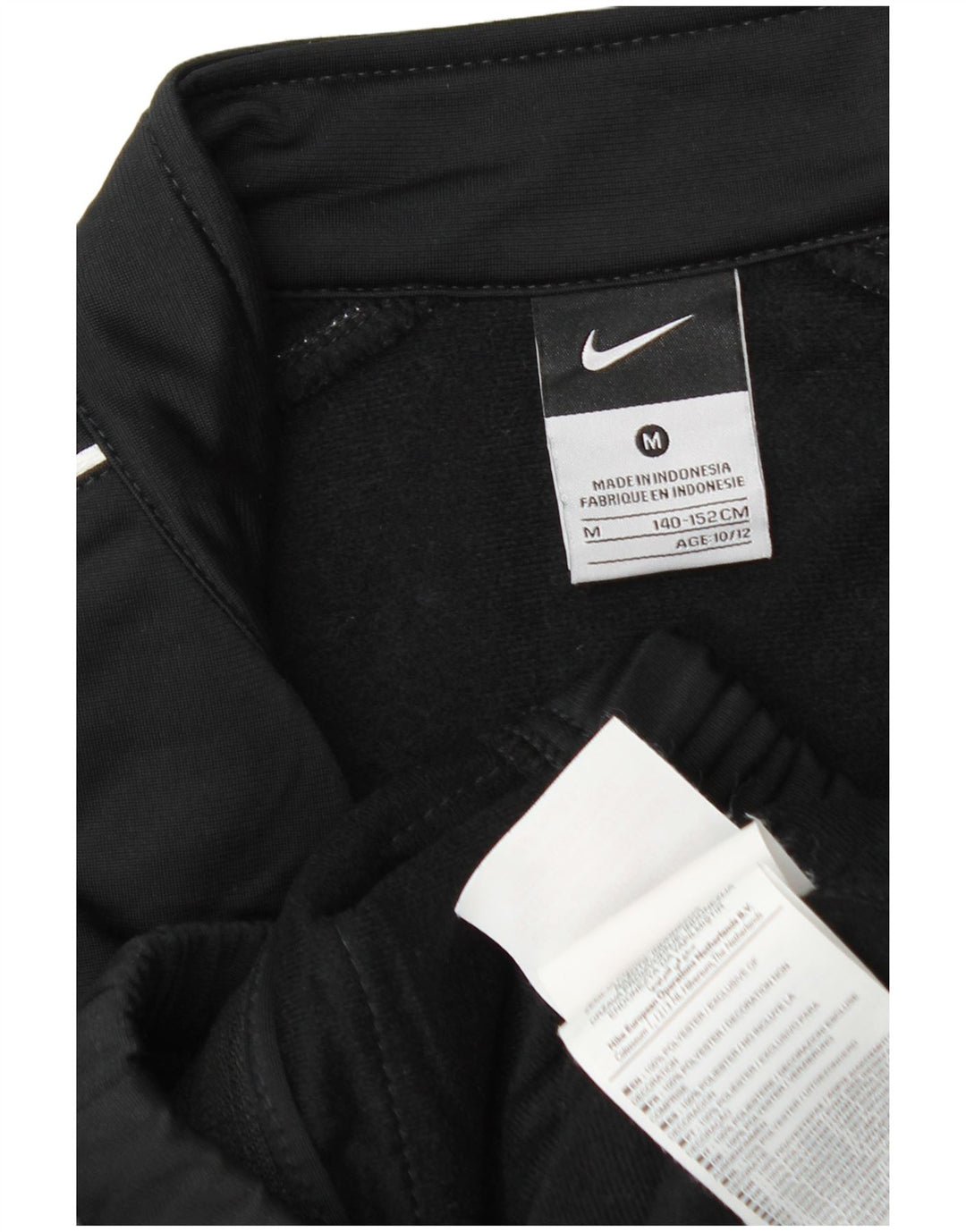 Nike Juventus - Chaqueta de chándal para niño, 10 a 11 años, tamaño mediano, color negro, poliéster