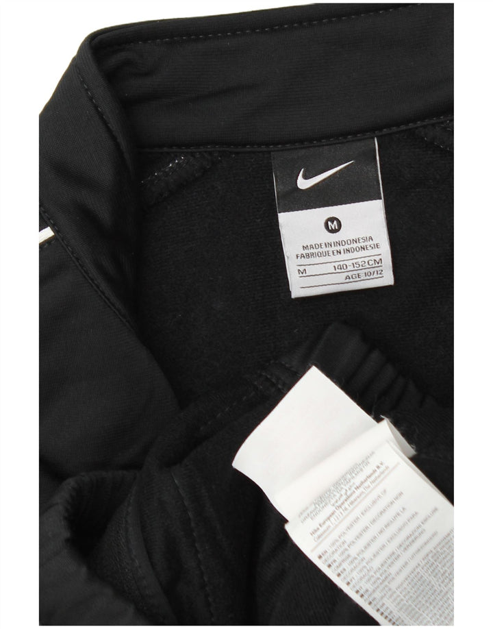 Nike Juventus - Chaqueta de chándal para niño, 10 a 11 años, tamaño mediano, color negro, poliéster