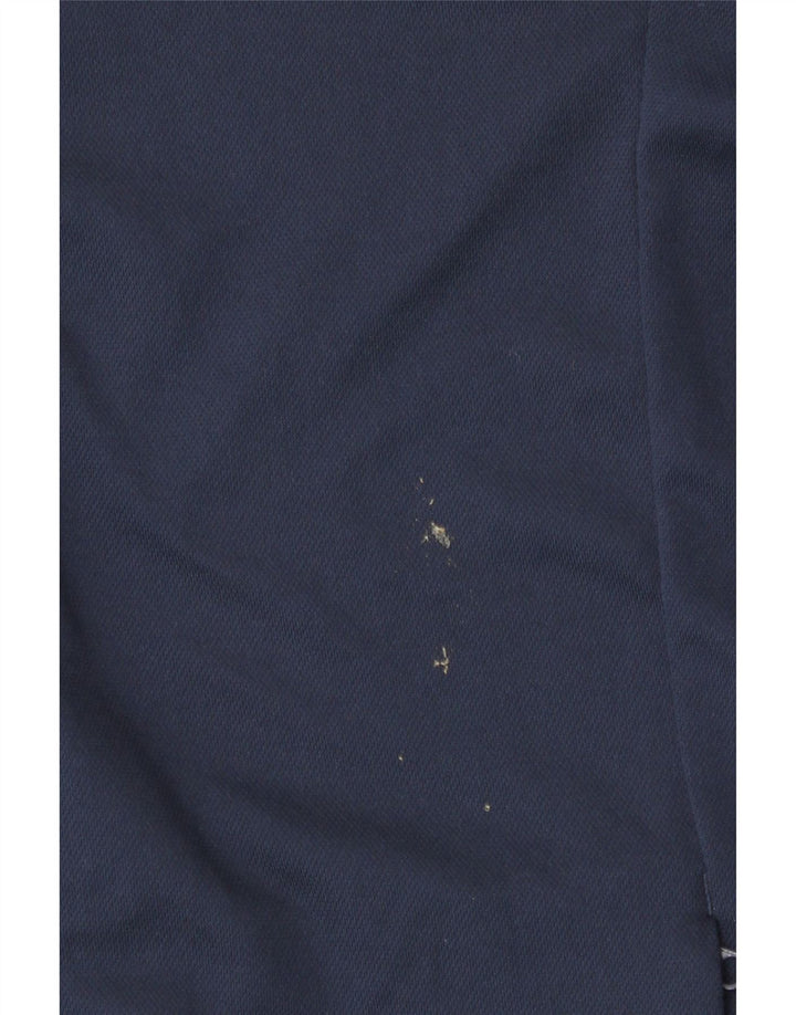 Nike Mens Chándal Top Chaqueta Pequeña Azul Marino Poliéster Deportes